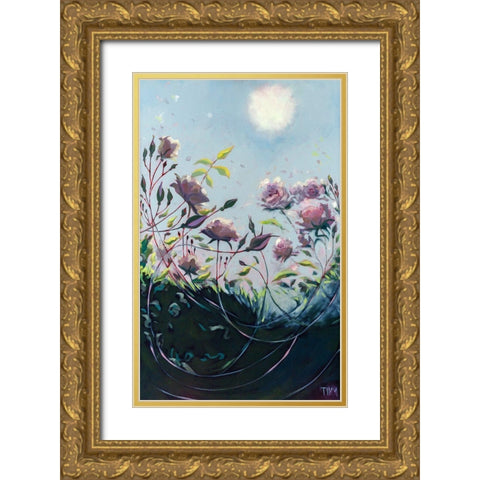 Deep Communication Gold Ornate Wood Framed Art Print with Double Matting by Timmerman, Lisa