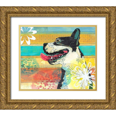 Beast Friend Gold Ornate Wood Framed Art Print with Double Matting by Verhoeven, Judy