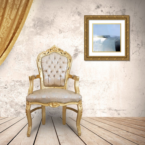 Spatial Composition 26.04.2018 Gold Ornate Wood Framed Art Print with Double Matting by Villafane, Stephane