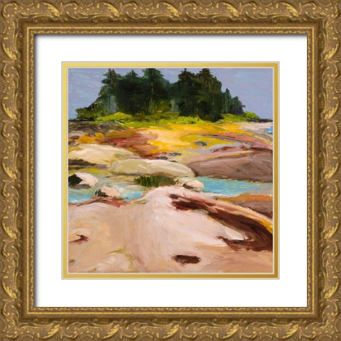 Secret Place Gold Ornate Wood Framed Art Print with Double Matting by Wakefield, Martha