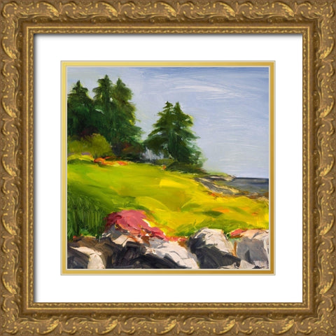 Sanctuary Gold Ornate Wood Framed Art Print with Double Matting by Wakefield, Martha