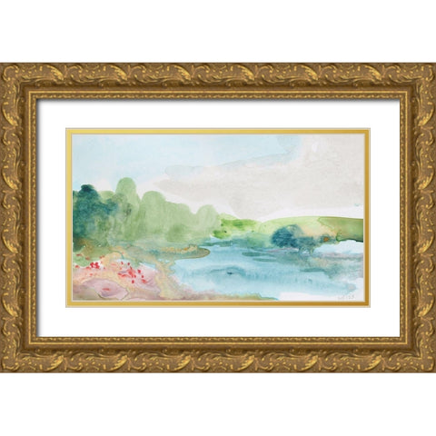 A Dream within a Dream Gold Ornate Wood Framed Art Print with Double Matting by Weiss, Jan