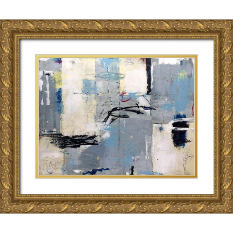Lingering Gold Ornate Wood Framed Art Print with Double Matting by Weaverling, Julie