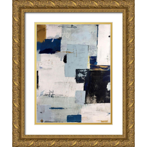 Moments in Time Gold Ornate Wood Framed Art Print with Double Matting by Weaverling, Julie