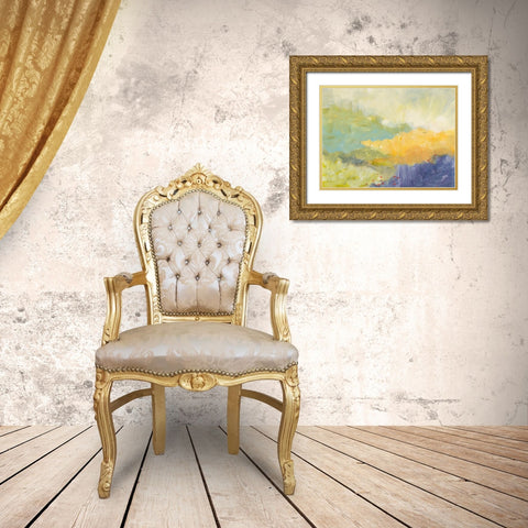 On The Edge Gold Ornate Wood Framed Art Print with Double Matting by Weiss, Jan