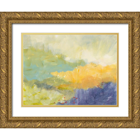 On The Edge Gold Ornate Wood Framed Art Print with Double Matting by Weiss, Jan