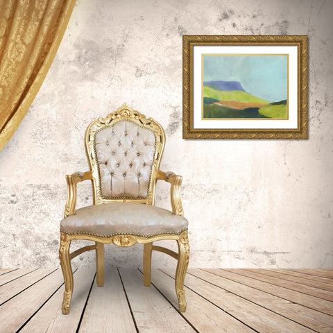 PCH 2 Central Coast Gold Ornate Wood Framed Art Print with Double Matting by Weiss, Jan