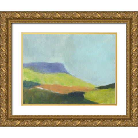 PCH 2 Central Coast Gold Ornate Wood Framed Art Print with Double Matting by Weiss, Jan