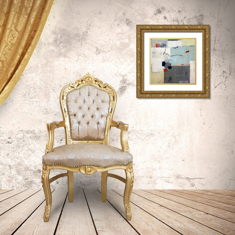 Happiness Unfolding Gold Ornate Wood Framed Art Print with Double Matting by Weaverling, Julie