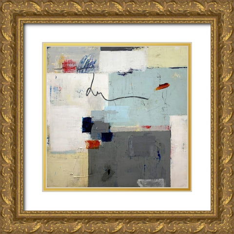 Happiness Unfolding Gold Ornate Wood Framed Art Print with Double Matting by Weaverling, Julie