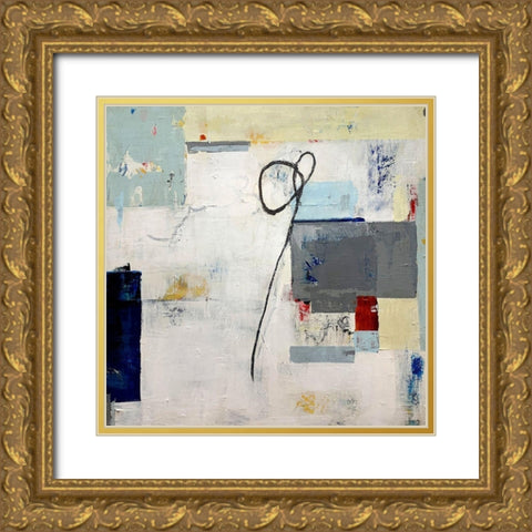Home Free Gold Ornate Wood Framed Art Print with Double Matting by Weaverling, Julie