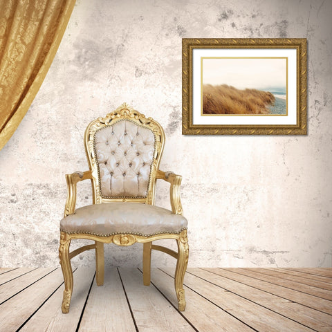 White Oceans 11 Gold Ornate Wood Framed Art Print with Double Matting by Winstanley, Ian
