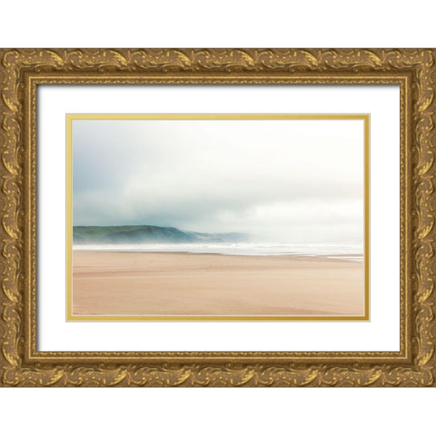 White Oceans 10 Gold Ornate Wood Framed Art Print with Double Matting by Winstanley, Ian