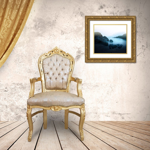 Ocean 17 Gold Ornate Wood Framed Art Print with Double Matting by Winstanley, Ian