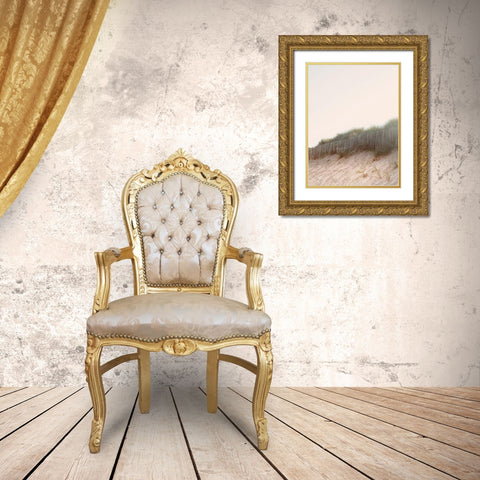 White Oceans 55 Gold Ornate Wood Framed Art Print with Double Matting by Winstanley, Ian