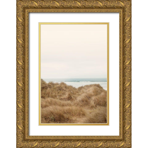White Oceans 47 Gold Ornate Wood Framed Art Print with Double Matting by Winstanley, Ian