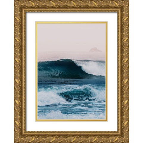 Ocean 14 Gold Ornate Wood Framed Art Print with Double Matting by Winstanley, Ian