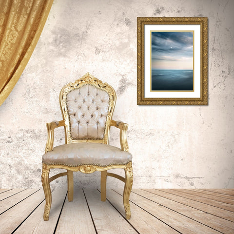 Ocean 7 Gold Ornate Wood Framed Art Print with Double Matting by Winstanley, Ian