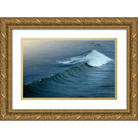 Ocean 2 Gold Ornate Wood Framed Art Print with Double Matting by Winstanley, Ian