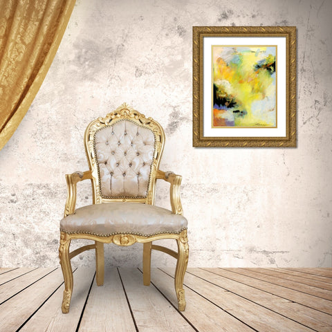 Radiance Gold Ornate Wood Framed Art Print with Double Matting by Wild, Beau