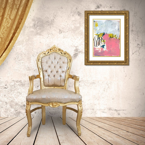All Was Said and Done No. 1 Gold Ornate Wood Framed Art Print with Double Matting by Weiss, Jan