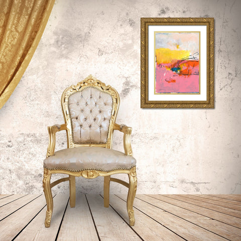 All Was Said and Done No. 2 Gold Ornate Wood Framed Art Print with Double Matting by Weiss, Jan