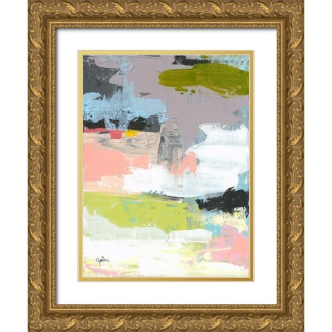 The Quiet Gold Ornate Wood Framed Art Print with Double Matting by Weiss, Jan