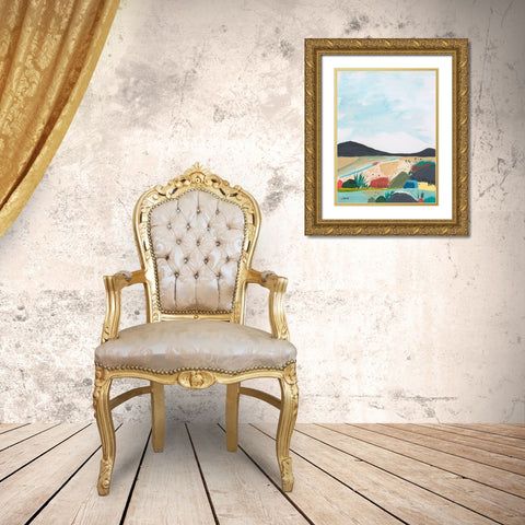 Leaving Behind 1 Gold Ornate Wood Framed Art Print with Double Matting by Weiss, Jan