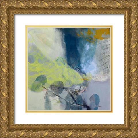 Clearing Space Gold Ornate Wood Framed Art Print with Double Matting by Walther, Jayne
