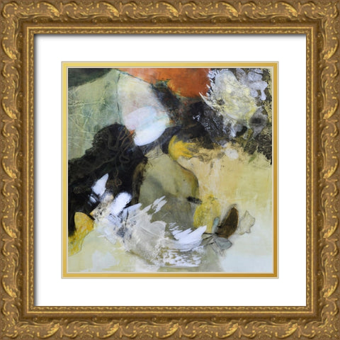 Joyful Wandering Gold Ornate Wood Framed Art Print with Double Matting by Walther, Jayne