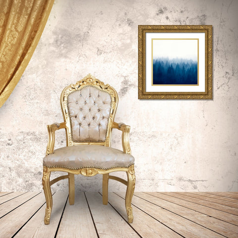 Heart and Soul - Foggy Forest Gold Ornate Wood Framed Art Print with Double Matting by Wustenhagen, Dirk