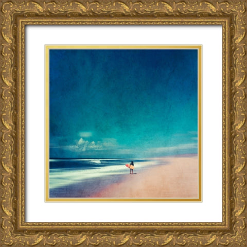Summer Days No. 1 Gold Ornate Wood Framed Art Print with Double Matting by Wustenhagen, Dirk