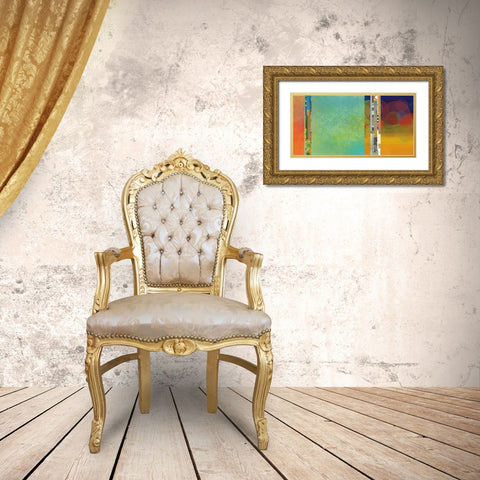 Nighttime One Gold Ornate Wood Framed Art Print with Double Matting by Weiss, Jan
