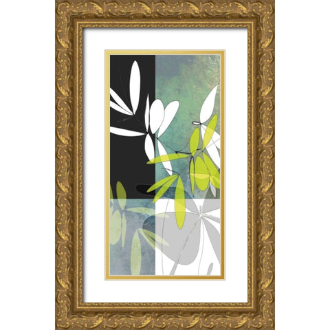 Dusk Gold Ornate Wood Framed Art Print with Double Matting by Weiss, Jan