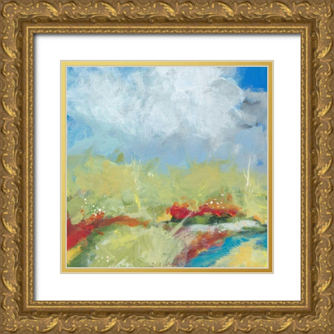 Terra Verde Gold Ornate Wood Framed Art Print with Double Matting by Weiss, Jan