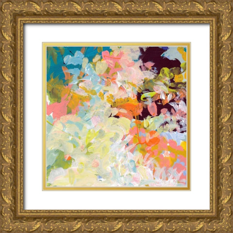 Lunar Freefall 1 Gold Ornate Wood Framed Art Print with Double Matting by Weiss, Jan