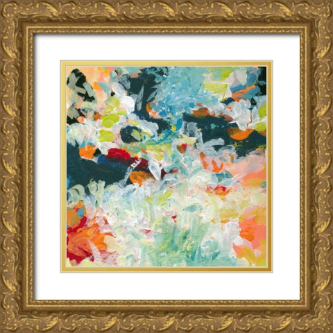Lunar Freefall 3 Gold Ornate Wood Framed Art Print with Double Matting by Weiss, Jan
