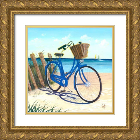 Blue By You Gold Ornate Wood Framed Art Print with Double Matting by Westmoreland, Scott