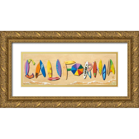 California Gold Ornate Wood Framed Art Print with Double Matting by Westmoreland, Scott