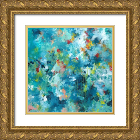 Rainforest Gold Ornate Wood Framed Art Print with Double Matting by Weiss, Jan