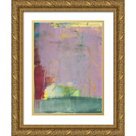 You Only Just Arrived  Gold Ornate Wood Framed Art Print with Double Matting by Wakefield, Martha