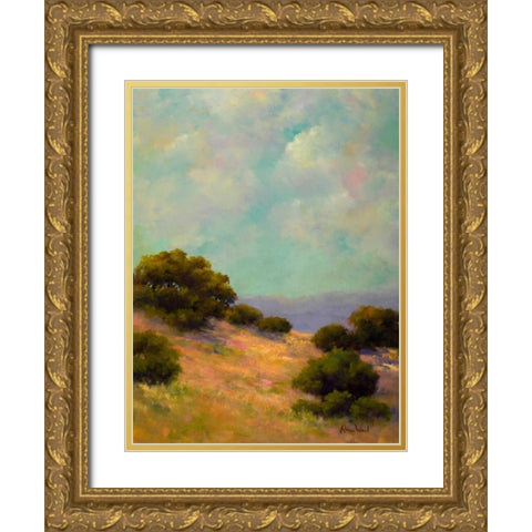 Spring Hill Gold Ornate Wood Framed Art Print with Double Matting by Weil, Alice