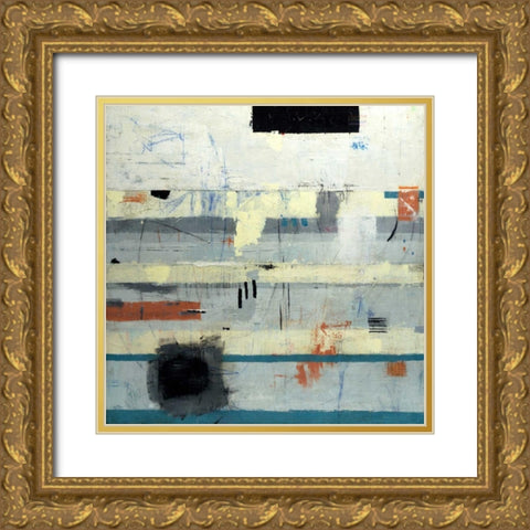 Find Your Serenity Gold Ornate Wood Framed Art Print with Double Matting by Weaverling, Julie
