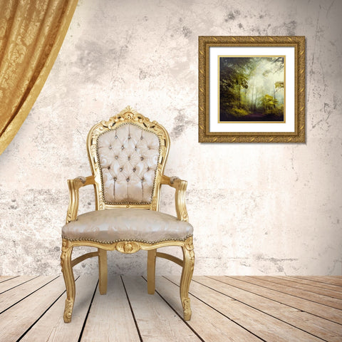 Glorious Woods Gold Ornate Wood Framed Art Print with Double Matting by Wuestenhagen, Dirk