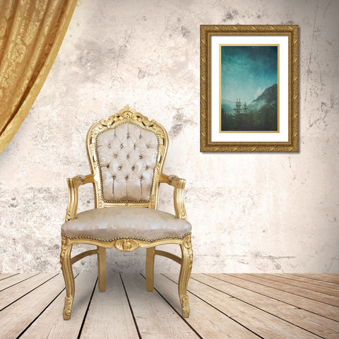 Valley View Gold Ornate Wood Framed Art Print with Double Matting by Wuestenhagen, Dirk