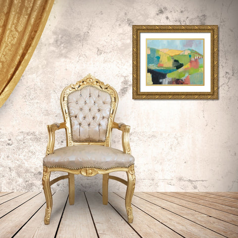 Headlands Gold Ornate Wood Framed Art Print with Double Matting by Weiss, Jan