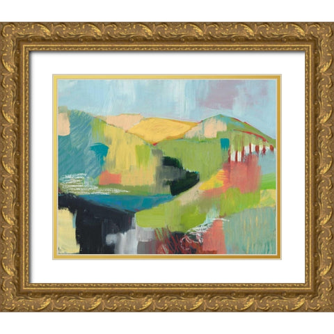 Headlands Gold Ornate Wood Framed Art Print with Double Matting by Weiss, Jan