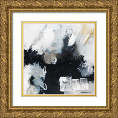 Brown Eyes Again Gold Ornate Wood Framed Art Print with Double Matting by Wild, Beau