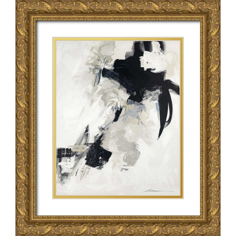 Puffs and Gusts Gold Ornate Wood Framed Art Print with Double Matting by Wild, Beau