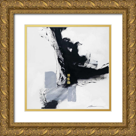 Three Hots and a Cot Gold Ornate Wood Framed Art Print with Double Matting by Wild, Beau